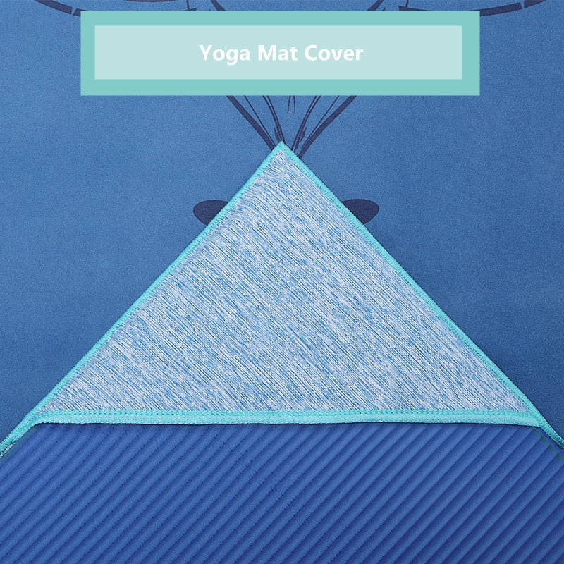 Hot Yoga Mat Towel. Non Slip Mat Cover Towel- The India Collection. WickedYo.